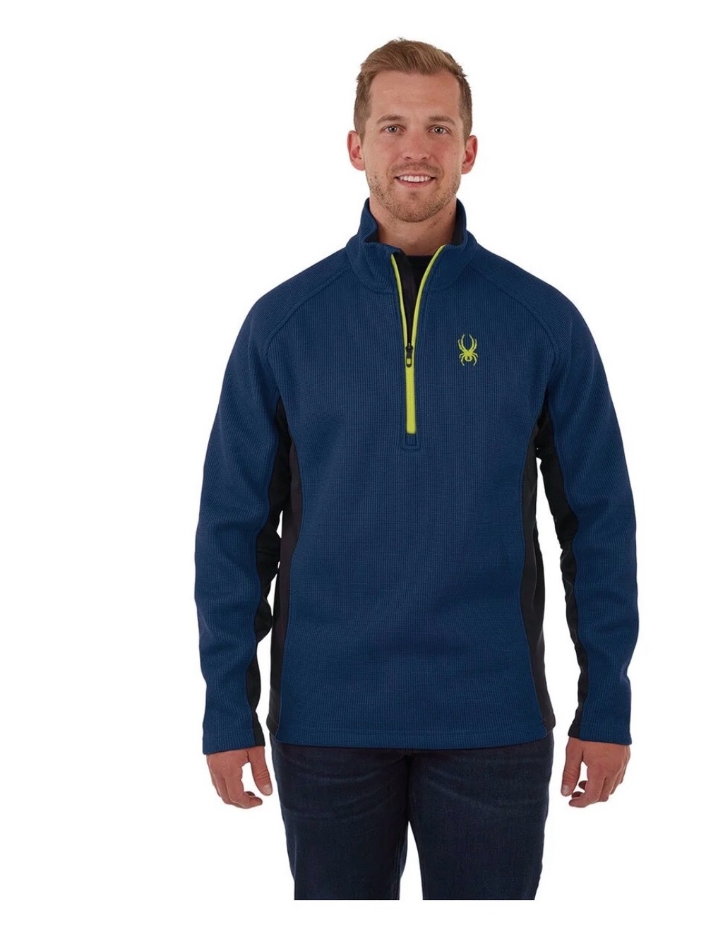 Spyder Men's Outbound Half Zip Mid-Weight Core Sweater Size XL